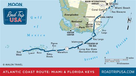 overseas highway map